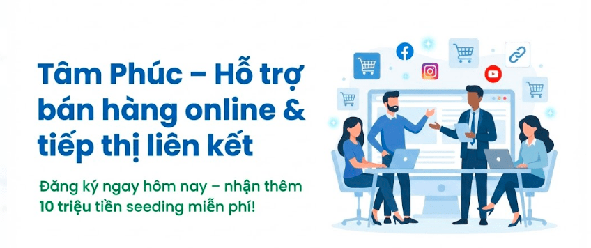 Bán hàng online, tiếp thị liên kết, afililate