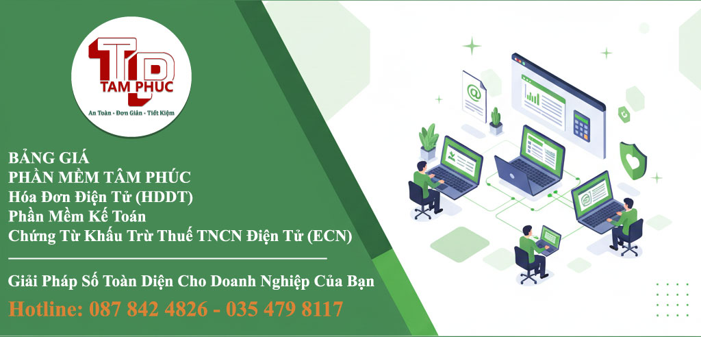 Báo Giá Phần Mềm Hóa Đơn Điện Tử, Kế Toán, BHXH, Chứng Từ Cá Nhân Mới Nhất 2026 -2027