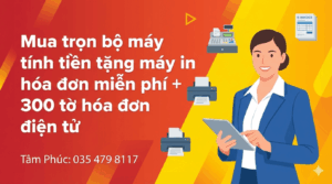Bộ Máy Tính Tiền Cho Shop Mỹ Phẩm, Thời Trang, Nước Hoa, Mắt Kính, Ăn Vặt, Xe Điện, Kim Khí Điện Nước