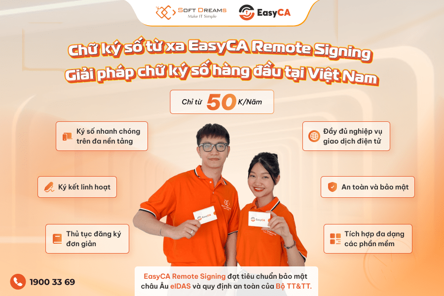Chữ ký số từ xa EasyCA remote signing - Những điều cần biết