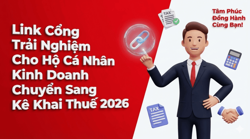 Cổng Trải Nghiệm Cho Hộ Cá Nhân Kinh Doanh Chuyển Sang Kê Khai Thuế 2026