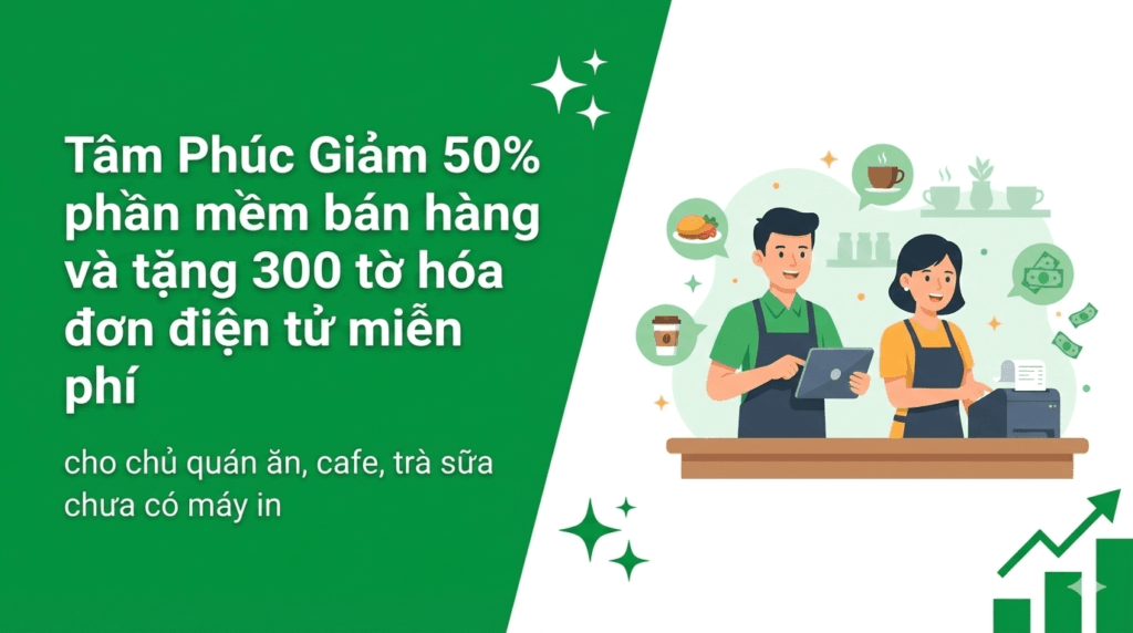 giảm 50% phần mềm bán hàng dành riêng cho chủ quán ăn, cafe, trà sữa tại TP.HCM, Hà Nội, Cần Thơ, Đà Nẵng, Bình Dương, Đồng Nai…