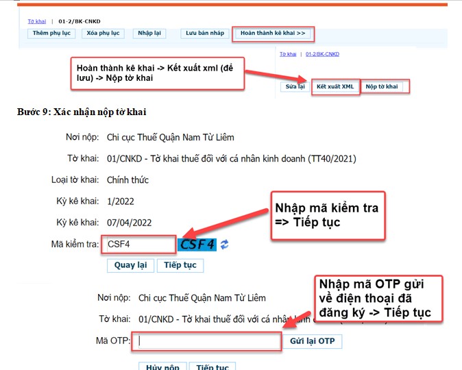 CHÚC CÁC ANH CHỊ NỘP TỜ KHAI THÀNH CÔNG!