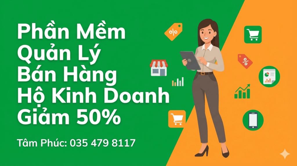 phần mềm quản lý bán hàng hộ kinh doanh