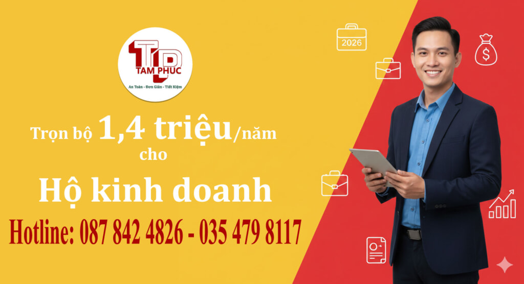 Trọn bộ Hộ Kinh Doanh 1,4 triệu/năm bao gồm những gì?